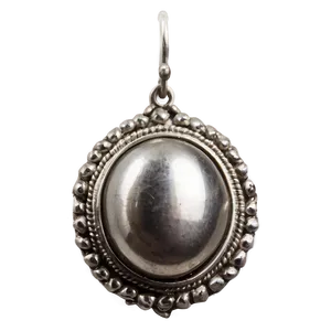 Antique Silver Earring Png 59 PNG image