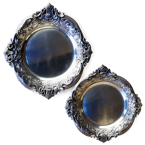 Antique Silver Serving Dishes Png 83 PNG image