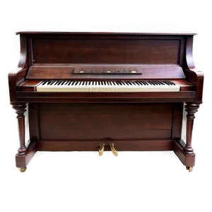 Antique Upright Piano Design Png Pyd PNG image