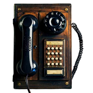 Antique Wall Telephone PNG Eqo3 PNG