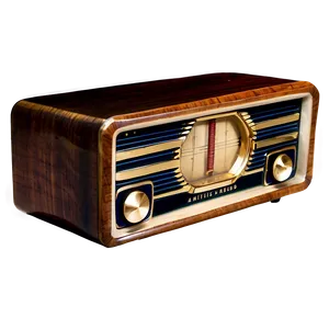 Antique Wood Radio PNG 8 PNG