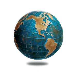 Antique World Globe Ball Png 05242024 PNG image