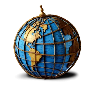Antique World Globe Ball Png Tme PNG image