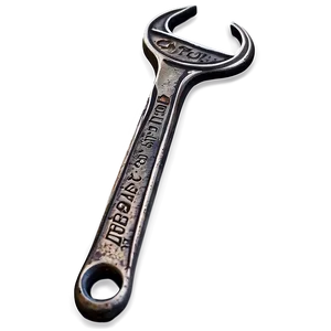Antique Wrench PNG 05252024