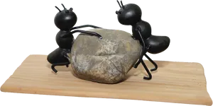 Ants Teamworkin Action PNG