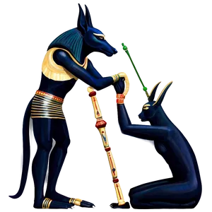 Anubis And Horus Png Xjk PNG image