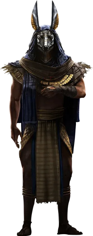 Anubis Costume Character PNG image