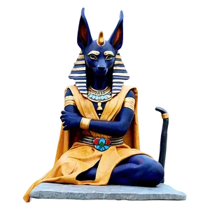 Anubis In Throne Pose Png 06272024 PNG image