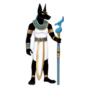 Anubis In Traditional Costume Png 06272024 PNG image