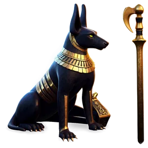 Anubis Pharaoh Protector Png 47 PNG image