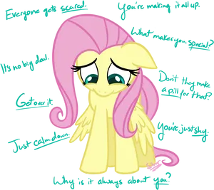 Anxiety Illustration My Little Pony PNG image