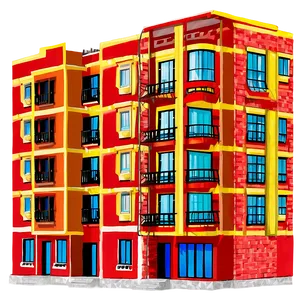 Apartment Building Exterior PNG Tvn72 PNG