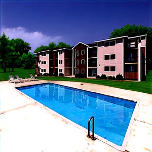 Apartment Complex Pool PNG Pdj41 PNG