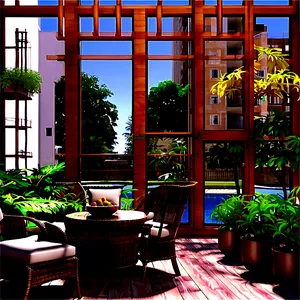 Apartment Garden Patio PNG Ntu PNG