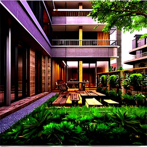 Apartment Garden Patio PNG Tqr56 PNG