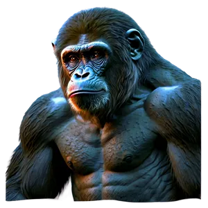 Ape Illustration PNG 06262024