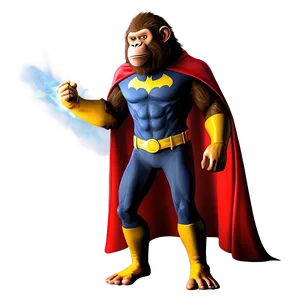 Ape Superhero Cape Png Nwp24 PNG image