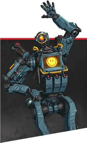 Apex Legends Pathfinder Waving PNG image