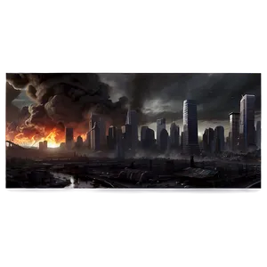 Apocalyptic City Destruction Png 53 PNG image