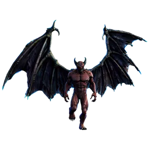 Apocalyptic Demon Wings PNG Qfb