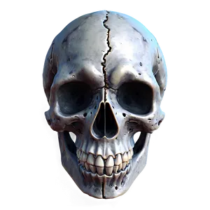 Apocalyptic Skull Symbol PNG B