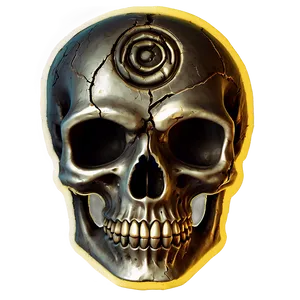 Apocalyptic Skull Symbol PNG C