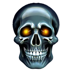 Apocalyptic Skull Symbol PNG D