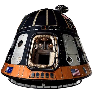 Apollo 11 Command Module PNG 3
