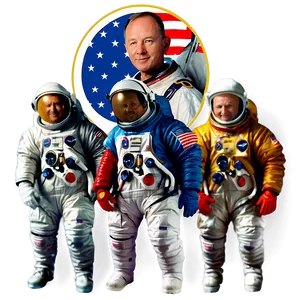 Apollo 11 Crew Png 06242024 PNG image