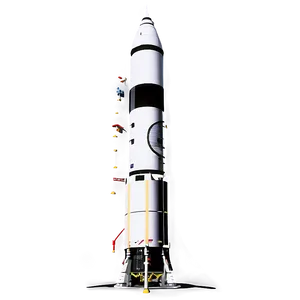 Apollo 11 Saturn V PNG 06242024