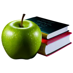 Apple And Book PNG Rfd PNG