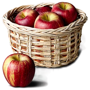 Apple Basket Png 06132024 PNG image