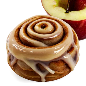 Apple Cider Cinnamon Roll PNG Qnh85