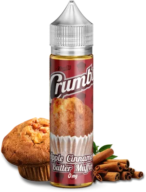 Apple Cinnamon Butter Muffin Eliquid PNG image