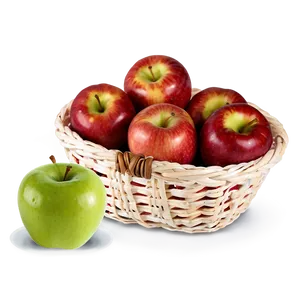 Apple Fruit Basket PNG 32 PNG
