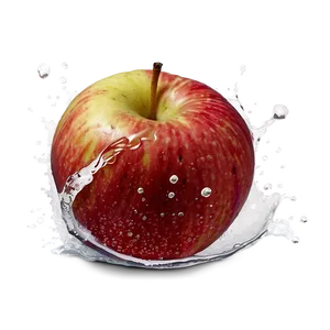 Apple Fruit Splash PNG Fun PNG