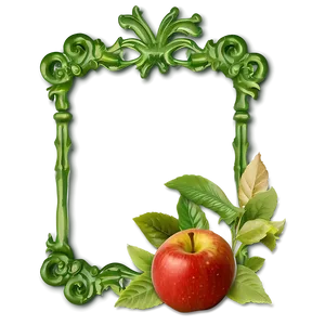 Apple Green Frame PNG 59