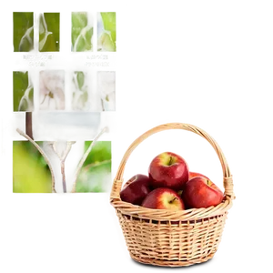 Apple In Basket PNG 06132024 PNG