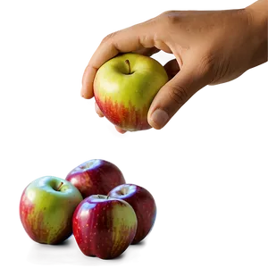 Apple In Hand PNG 90 PNG