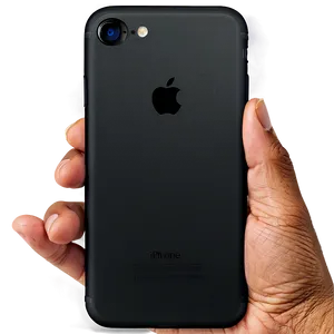 Apple Iphone 7 Matte Black Png Ykn2 PNG image