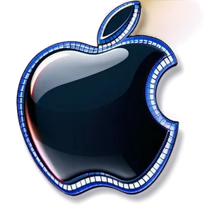 Apple Logo In Sports Theme Png 30 PNG image