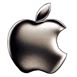 Apple Logo In Vintage Typography Png Fti PNG image