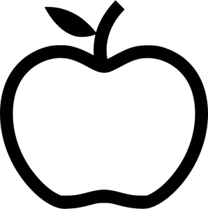 Apple Logo Silhouette