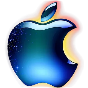 Apple Logo With Sparkles Png 46 PNG image