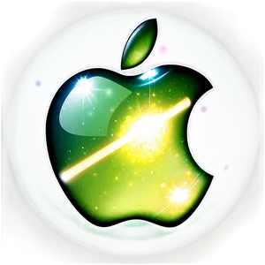 Apple Logo With Sparkles Png Jff92 PNG image