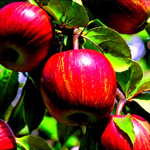 Apple On Tree PNG Its64 PNG
