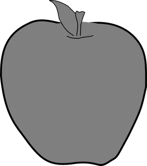 Apple Outline Graphic