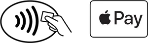 Apple Pay Contactless Payment Icon