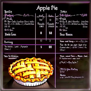 Apple Pie Recipe PNG Sbt70