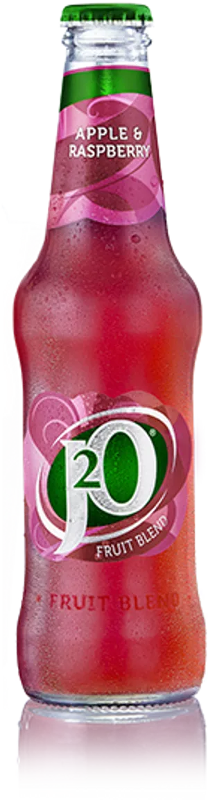 Apple Raspberry J2 O Fruit Blend Bottle PNG image